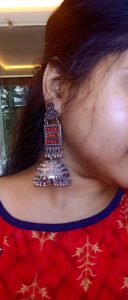 Oxidized Alloy Jhumka Set photo review