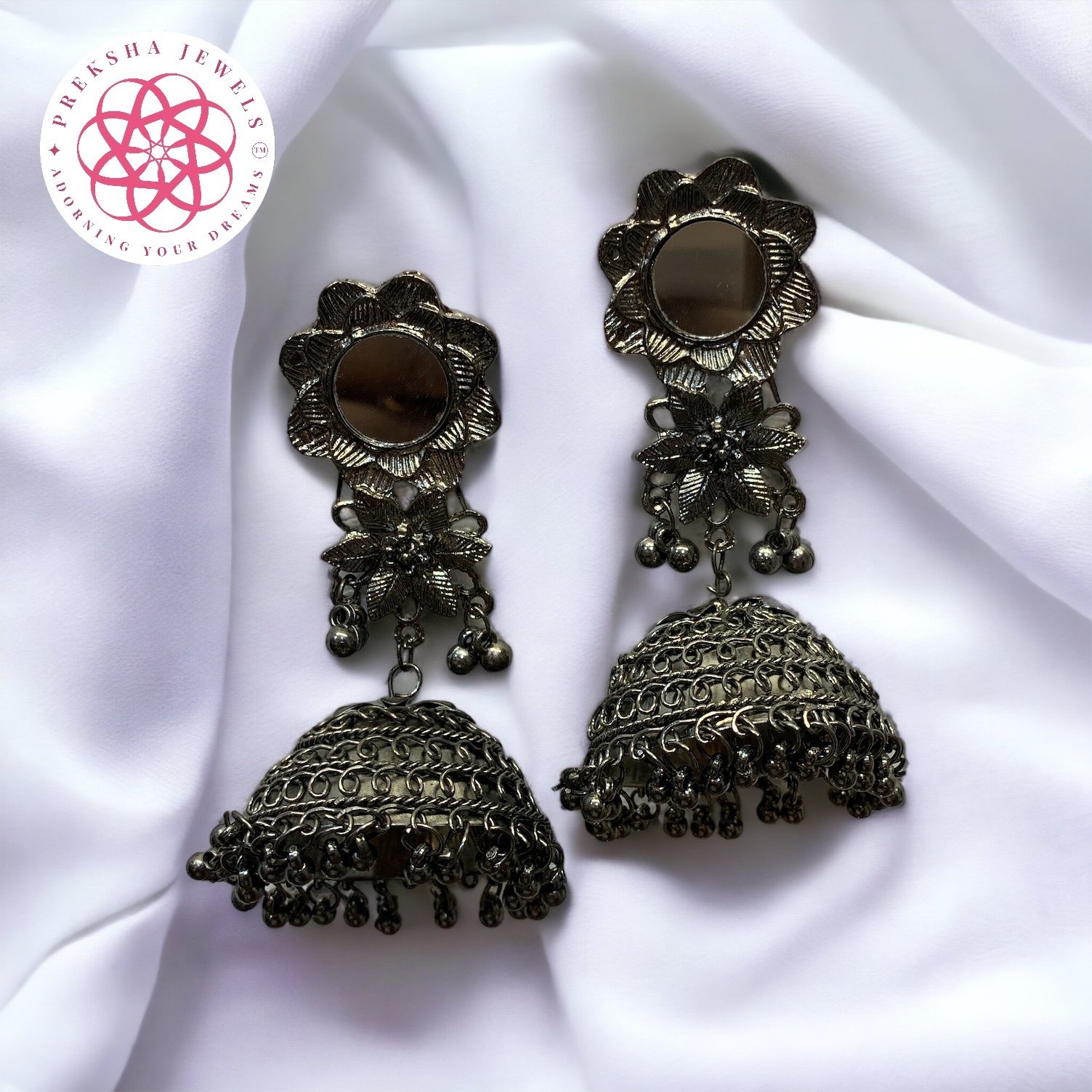 Buy Antico Trditional Ethnic Long and Layered Blue color Oxidised Bali  Earrings for Women Online at Best Prices in India - JioMart.